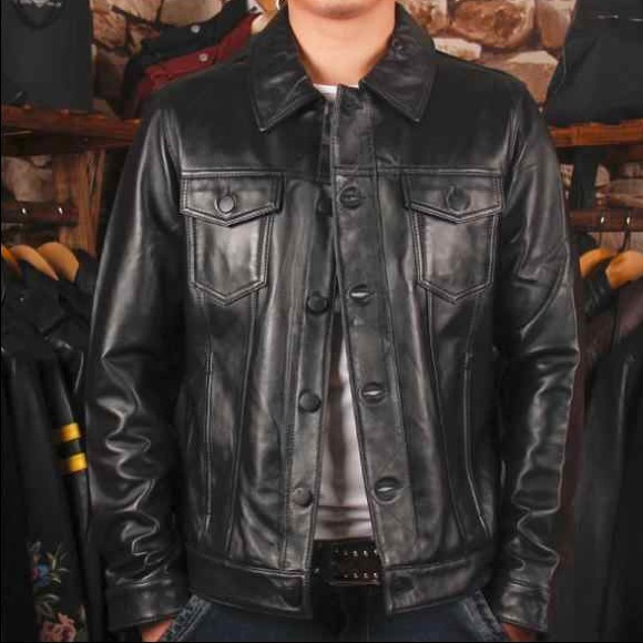 Anonymous Jackets & Blazers - Genuine Black Leather Jacket